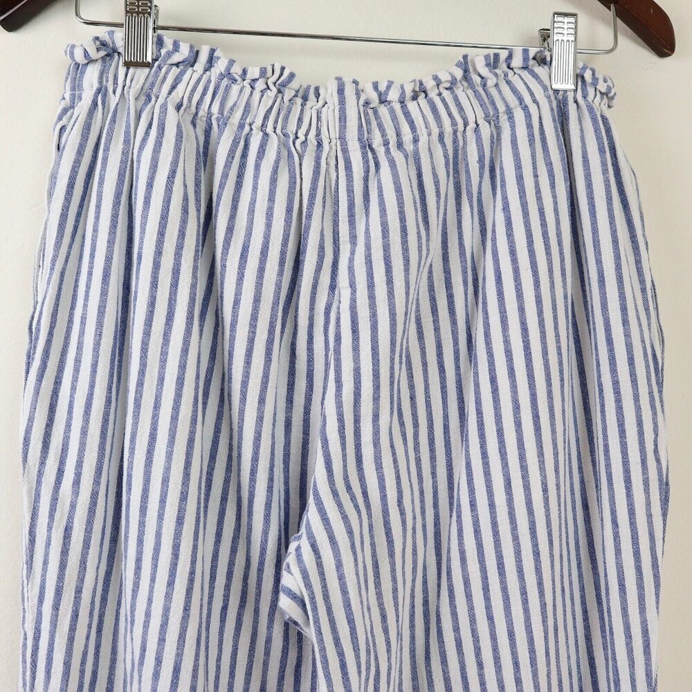 Beach Lunch Lounge Size M Giavanna Linen Pants Sailing Stripe Blue - Picture 7 of 10